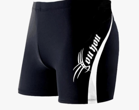 佑游男士平角泳裤套装近视泳镜泳帽包时尚男款...