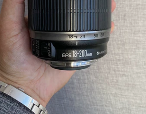 佳能一代防抖18-200镜头!成色很新!功...