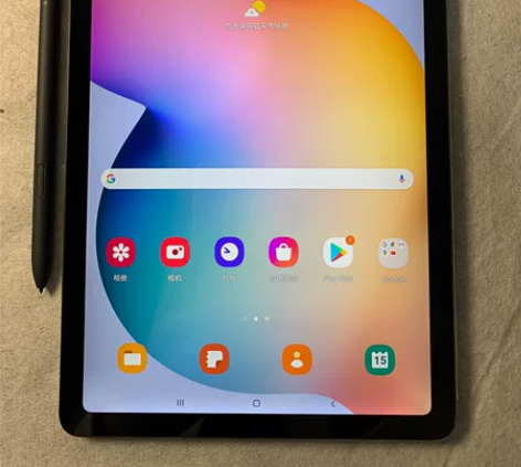 实拍靓机带笔～三星平板Tab S6 Lit...