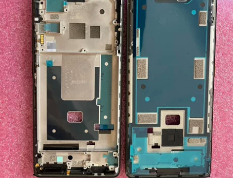 中兴axon40pro 黑色原装中框，带按...