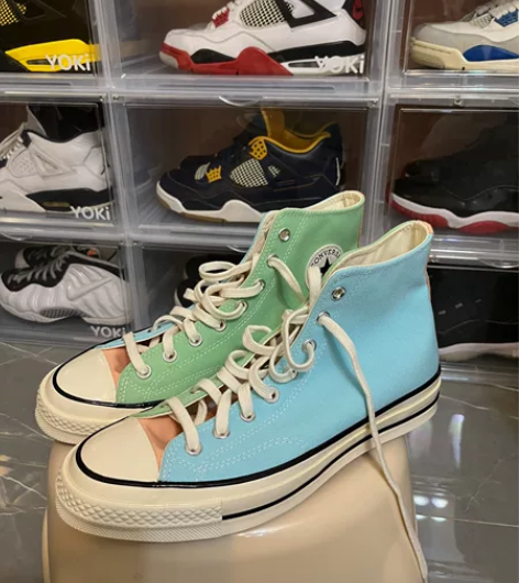 匡威拼接帆布鞋，正品全新42.5全新适合4...