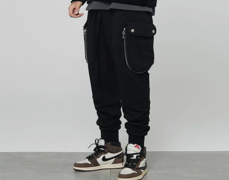 Undefined高街秋冬侧拉链口袋机能风...