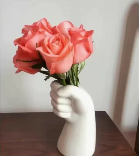 特价捡漏ins白色陶瓷小花瓶现代简约花瓶创...