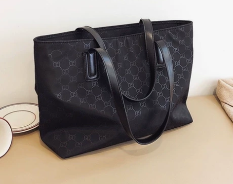 简约旅行包大 容量牛津布单肩包托特包运包 ...