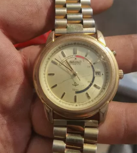 精工人工动能手表，5m22-6b30成色看...