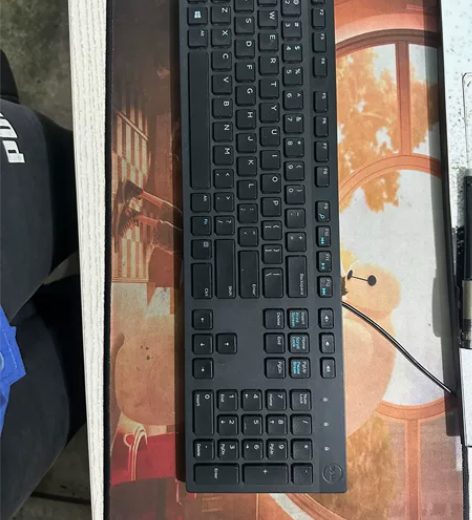 戴尔，Dell，有线键盘，KB216，成色...