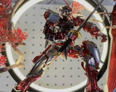 万代高达拼装模型强袭自由命运能天使红异端独...