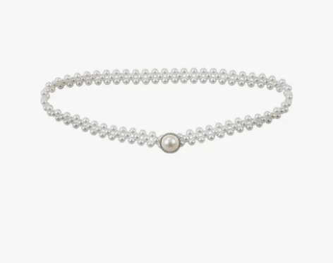 徐娇 织羽集【珍珠腰链】 简约百搭松紧弹力...