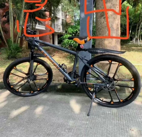 山地自行车放在家里吃灰一直没骑！自行车山地...
