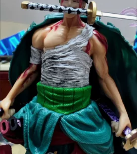 浴血索隆海贼王GK三刀流战损站姿梦幻索隆手...