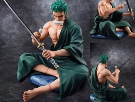 海贼王手办 GK坐姿索隆三千世界阿修罗PO...