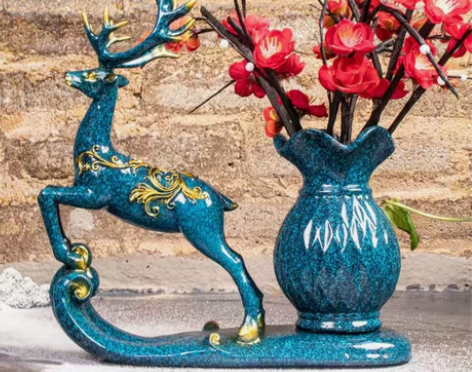 银翼简约现代客厅家里装饰品摆件酒柜桌面卧室...