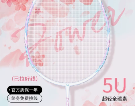 WITESS羽毛球拍正品旗舰店女式单双拍全...