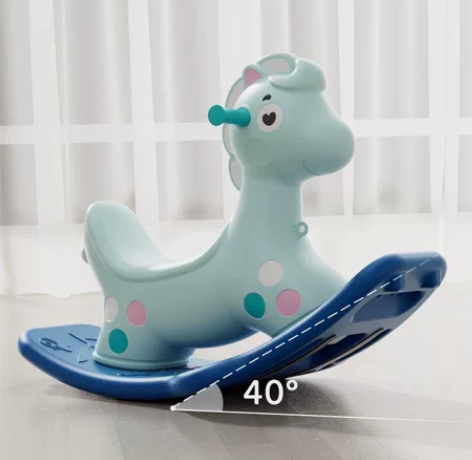 澳乐摇摇马平衡板木马儿童溜溜车宝宝二合一周...