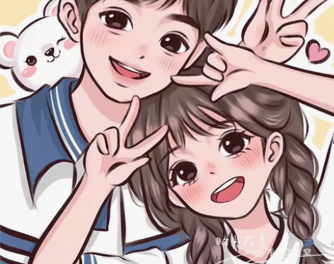 甜橙风头像 May风 头像Q版手绘头像ma...