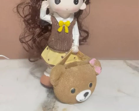 陶瓷娃娃摆件，存钱罐，小熊可当笔筒，手指头...