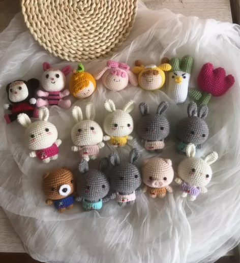 手工玩偶手指毛线玩偶 萌4线材   最低价...