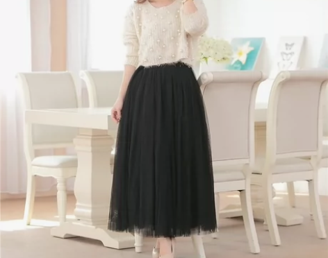 15元包邮搏刻高端蕾丝网纱秋冬半身裙半身长...