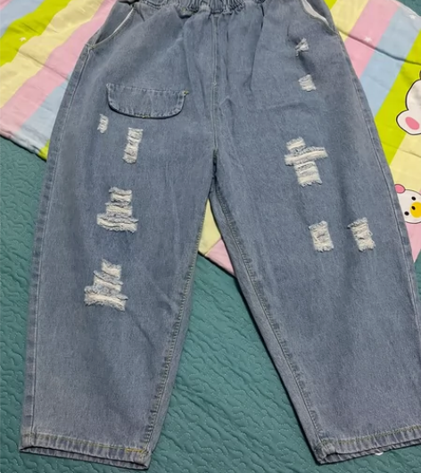 全新牛仔夏季七分裤，特别软，小店里买的，有...