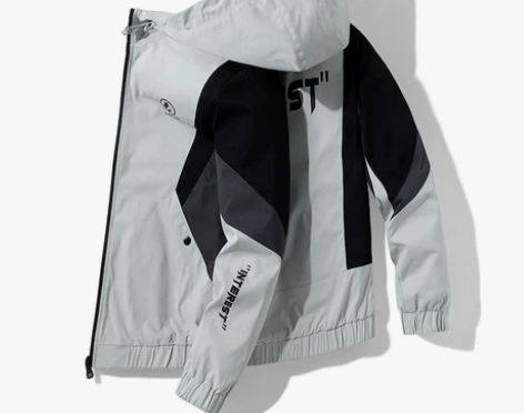 ?红蜻蜓春季2022年青年男士夹克连帽休闲...