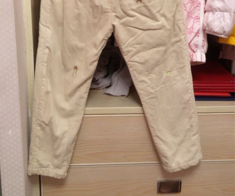 全新秋冬季节女童100％纯棉灯芯绒加绒长裤...