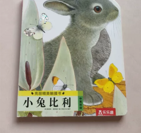 小兔比利触摸书小兔比利(中英双语)/亮丽精...