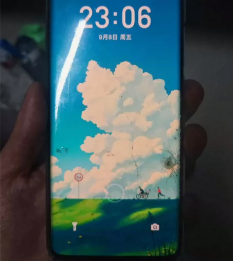 魅族18 8+128 外屏碎了一角（300...