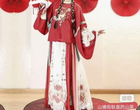 都城南庄都城南庄阿年百迭裙褶裙过年拜年汉服...