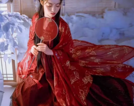 艺缕汉服全套便宜卖 只穿过一次，几乎全新[...