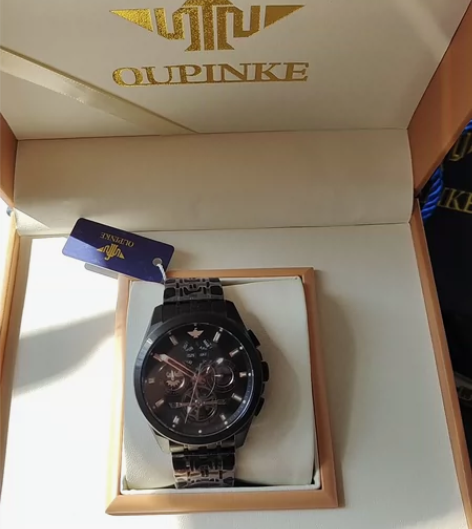 全新没带过 朋友送的 男士全自动机械手表，...