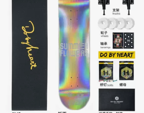 DBH专业滑板初学者青少年成人儿童男女生刷...