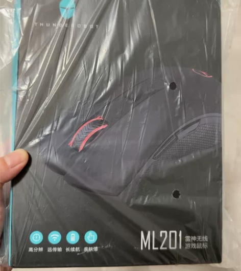 全新未拆雷神ML201鼠标 黑色 高分辨 ...