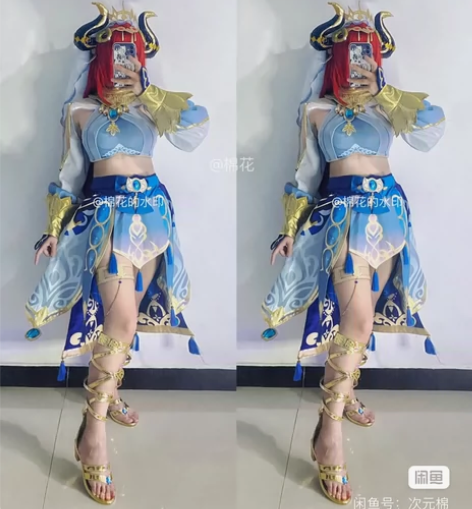 出租——江南喵次原神cos妮露L大全套 衣...