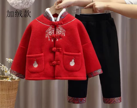 全新包邮!周岁礼服男宝宝秋冬儿童国风唐装男...