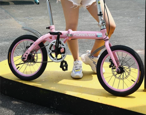 【狂欢价】永久可折叠自行车女超轻便携变速小...