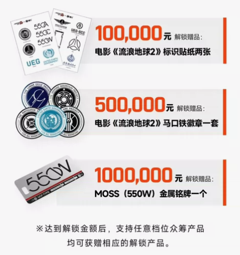 出流浪地球2 MOSS拼装版所有赠品 标价...