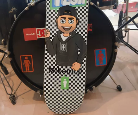 全新未下地专业girl双翘滑板板面，整板性...