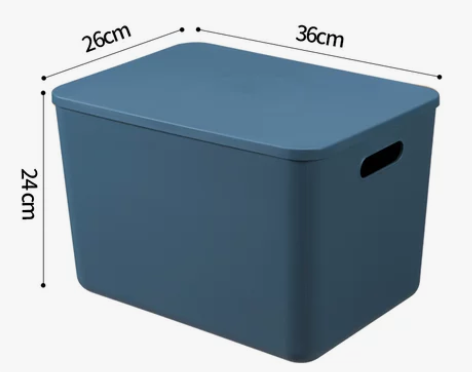 杂物收纳盒日式塑料整理盒零食宿舍桌面化妆品...