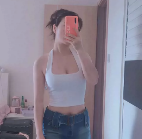 DFAY漫画腿 半身裙女2021新款休闲显...