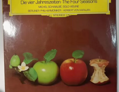 德版 卡拉扬 施瓦尔贝 维瓦尔第 四季 黑...