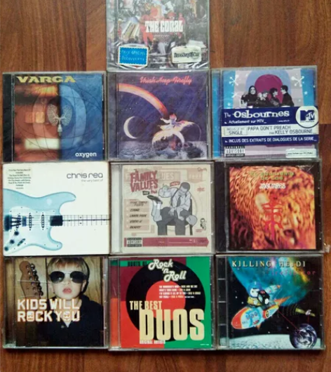 原版CD系列1。 摇滚10张,320包邮。...