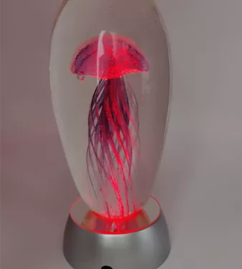 各种大小的夜光琉璃水母摆件10/20厘米都...