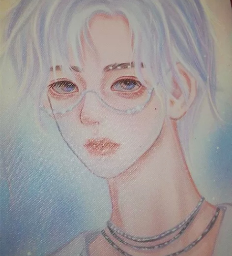 出宋亚轩无框画 四个角角有一点点脏不包会送...