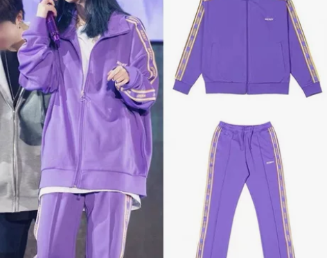 全新 紫色运动服 和图片一模一样 2xl ...