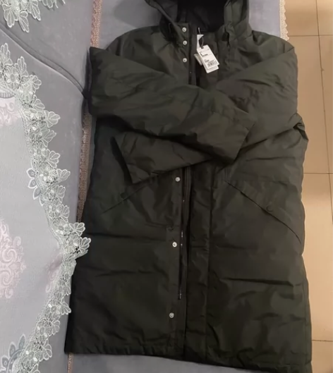 正品全新 美特斯邦威男士中长款轻羽绒服 全...