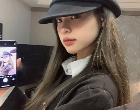 fever同款~长檐贝雷帽女秋冬贵气千金帽...