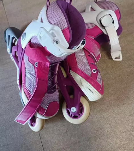 【包邮】迪卡侬溜冰鞋儿童初学者中大童轮滑鞋...