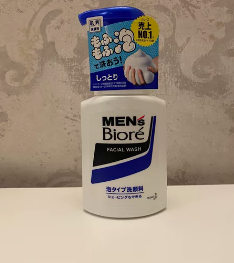 全新花王男士泡沫洁面泡沫洗面奶日本花王 感...