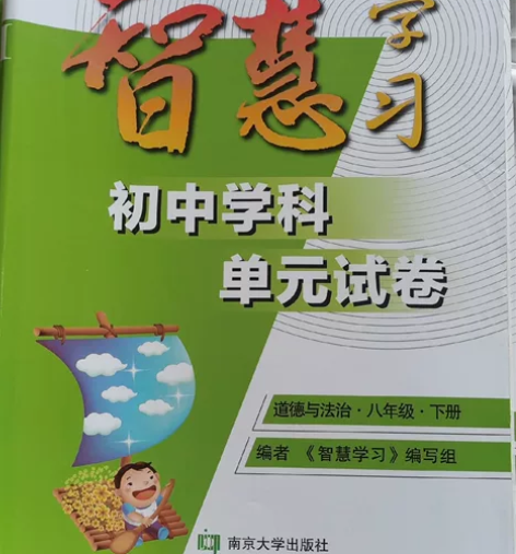 道德与法治八年级下册，智慧学习单元试卷，当...