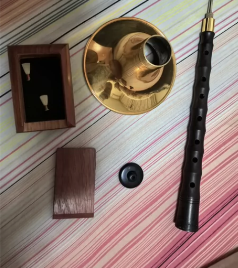 演奏级D调唢呐 老红木的 小朋友少年宫学习...